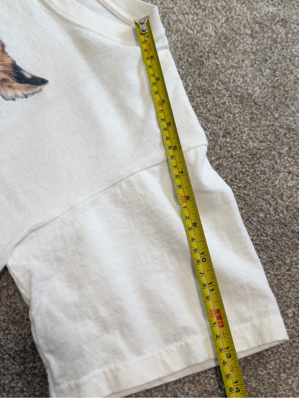 4/$20 100% Cotton Tiger Graphic Tee Y2K Grunge Streetwear Safari Aesthetic M - Picture 6 of 7